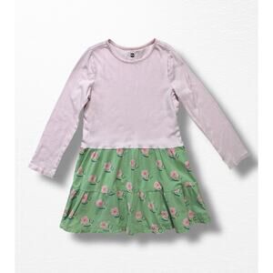 Tea Collection Print Mix Twirl Dress, Size 16